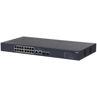 سوئیچ دسکتاپ مدیریتی ابری ۱۸ پورت با ۱۶ پورت PoE CS4218-16ET-135 داهوا