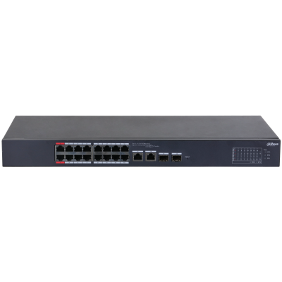 سوئیچ دسکتاپ مدیریتی ابری ۱۸ پورت با ۱۶ پورت PoE CS4218-16ET-135 داهوا